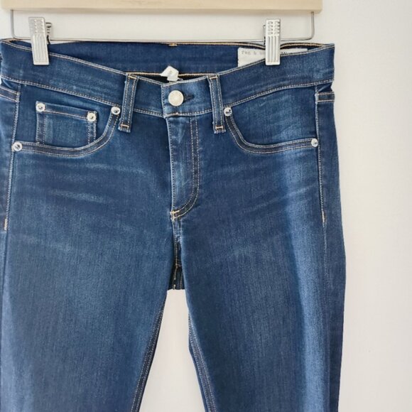 Rag & Bone Bedford color Skinny Mid-rise Jeans - Picture 2 of 6